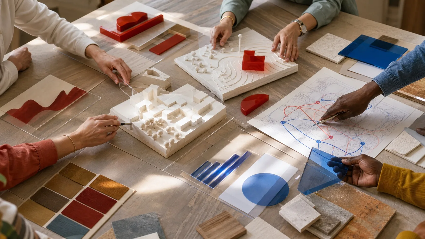 Strategic investment atmosphere with precise geometry